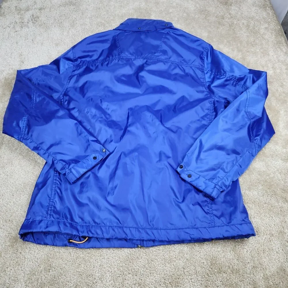 Timberland Nens Waterproof Windbreaker Soft Shell Blue Jacket Coat, Size M.